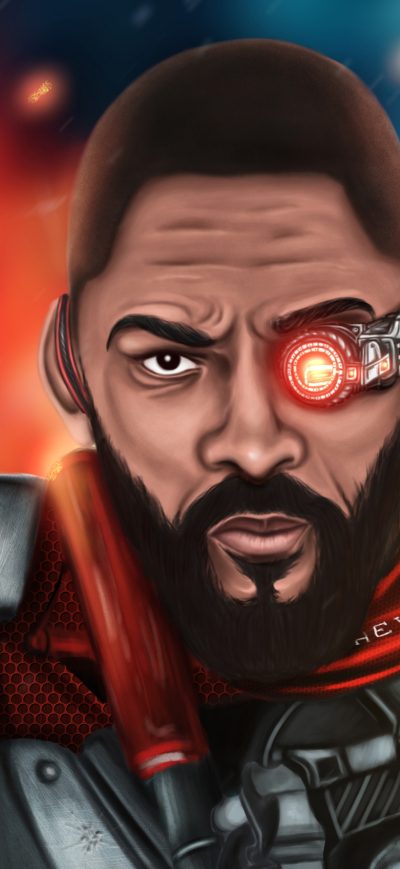 Fond d'écran iPhone Will Smith Deadshot Artwork 4k