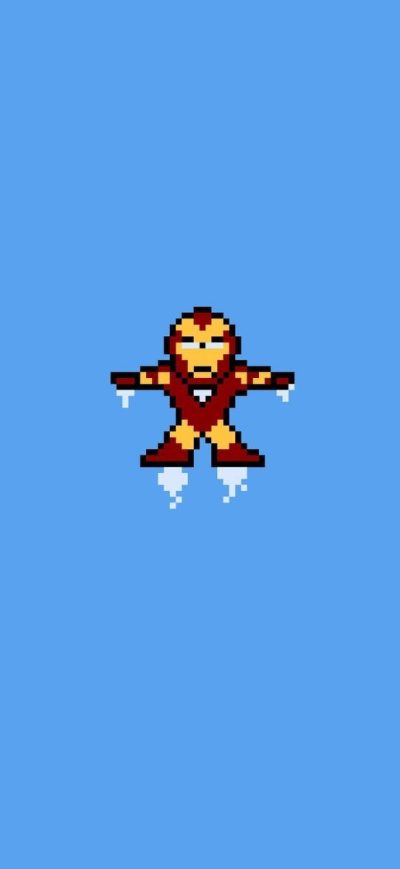 Fond d'écran iPhone Iron Man Minimalism