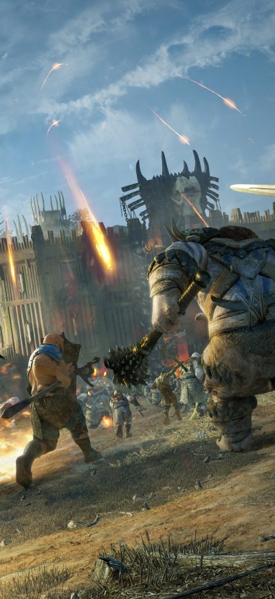 Fond d'écran iPhone Middle Earth Shadow Of War 4k