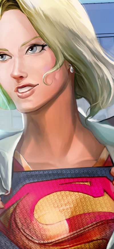 Fond d'écran iPhone Supergirl Art