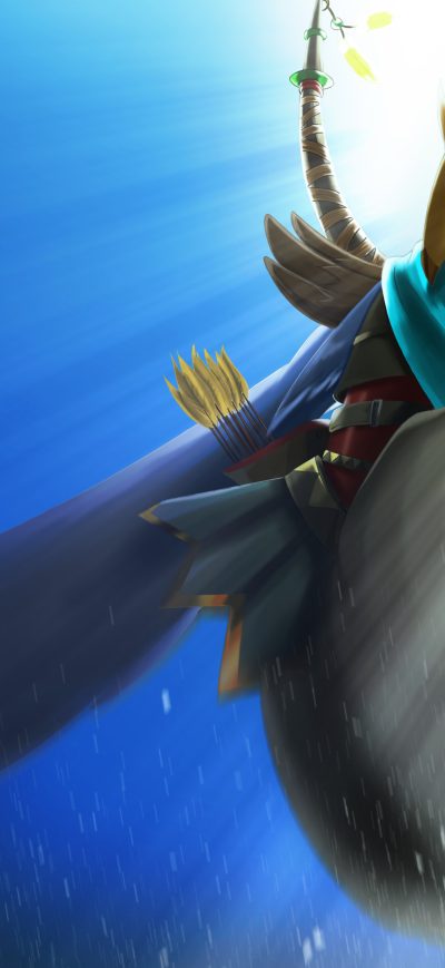 Fond d'écran iPhone Revali The Legend Of Zelda Breath Of The Wild