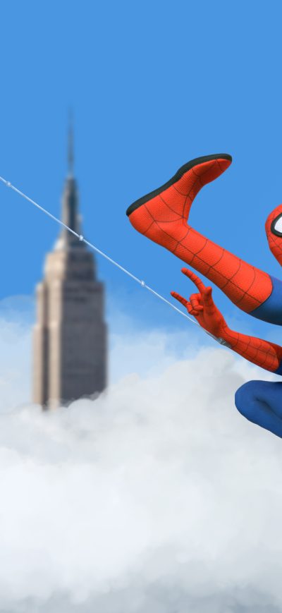 Fond d'écran iPhone Spiderman Empire State