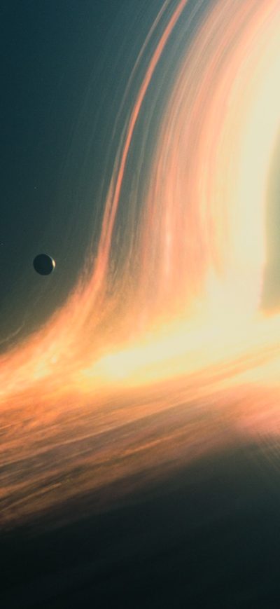 Fond d'écran iPhone Interstellar Gargantua