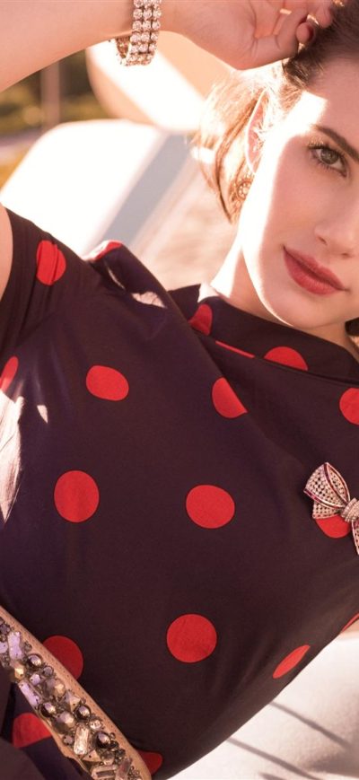 Fond d'écran iPhone Emma Roberts Teen Vogue 2017
