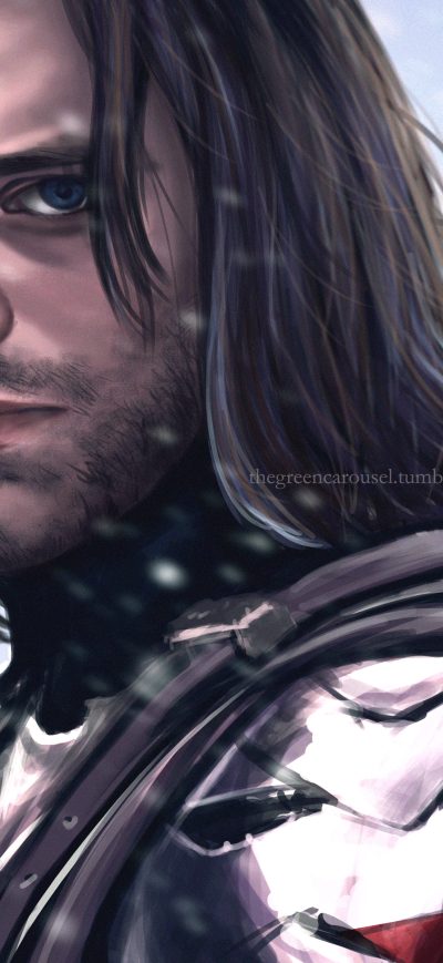 Fond d'écran iPhone Bucky Barnes The Winter Solider Artwork