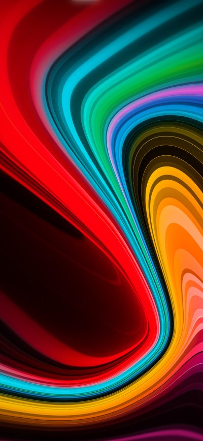 Fond d'écran iPhone New Colors Formation Abstract 4k