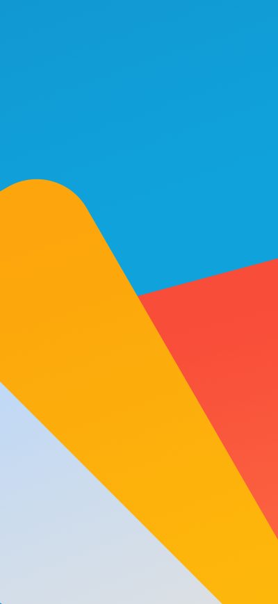 Fond d'écran iPhone Google Material Shells Abstract 8k