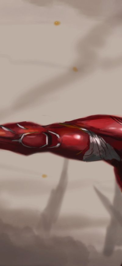 Fond d'écran iPhone Iron Man Mark 50 Suit Avengers Infinity War