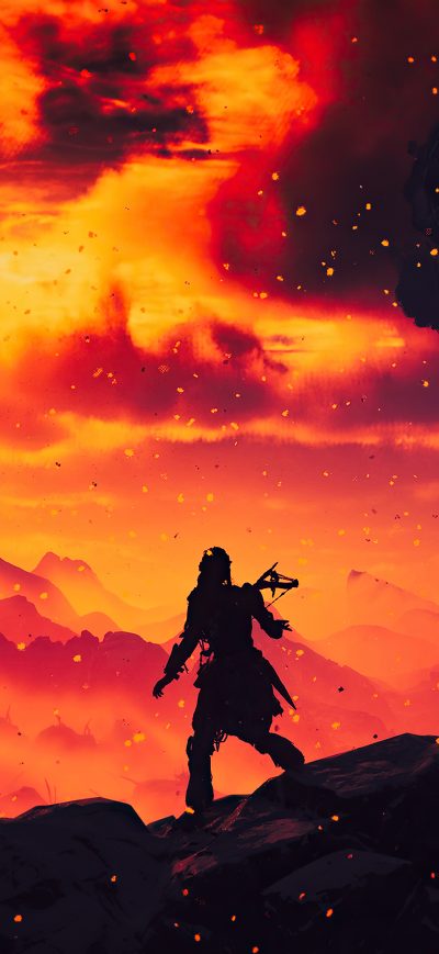 Fond d'écran iPhone Aloy Horizon Zero Dawn Game 5k