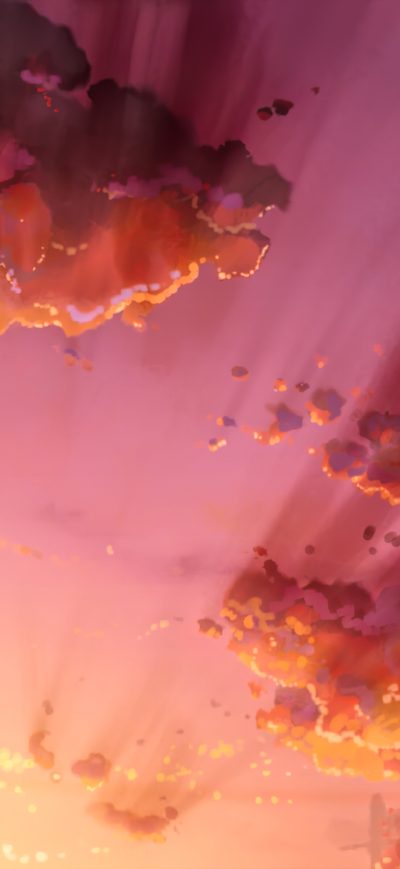 Fond d'écran iPhone Anime Bird Sky Scenery 8k