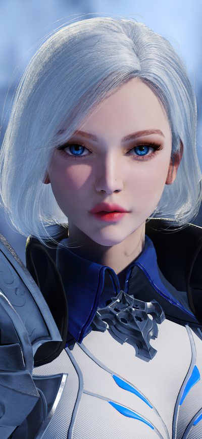 Fond d'écran iPhone Ice Warrior 4k