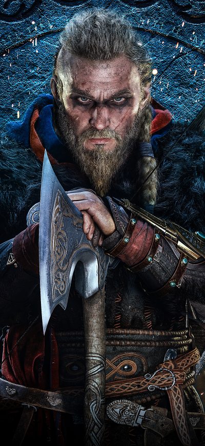Fond d'écran iPhone Assassins Creed Valhalla 2021 5k