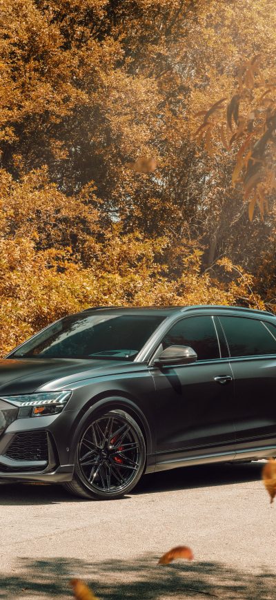 Fond d'écran iPhone Audi RSQ8 Vossen Satin Black 8k