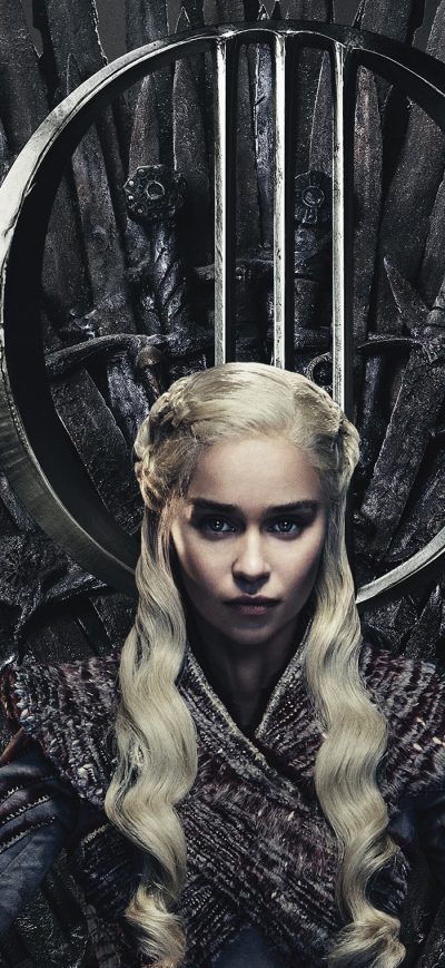 Fond d'écran iPhone Daenerys Targaryen Game Of Thrones Season 8 Poster