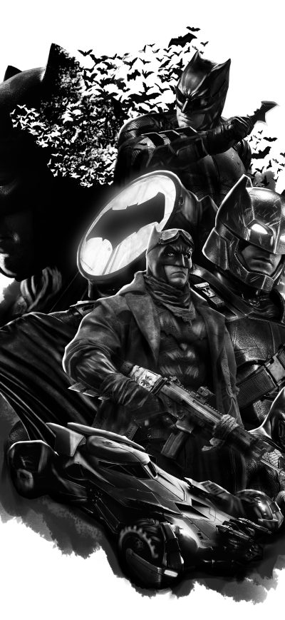 Fond d'écran iPhone Ben Affleck Batman Tribute 5k