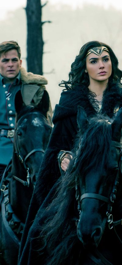 Fond d'écran iPhone Chris Pine And Gal Gadot In Wonder Woman 2017