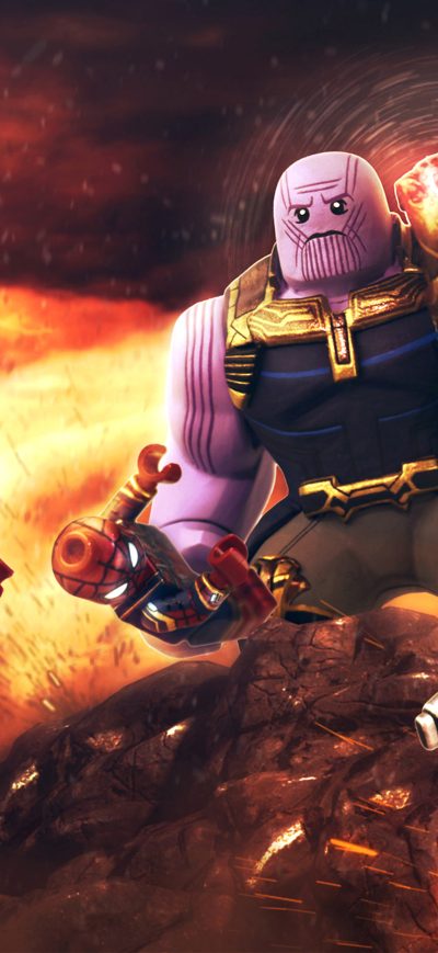 Fond d'écran iPhone Avengers Infinity War Lego