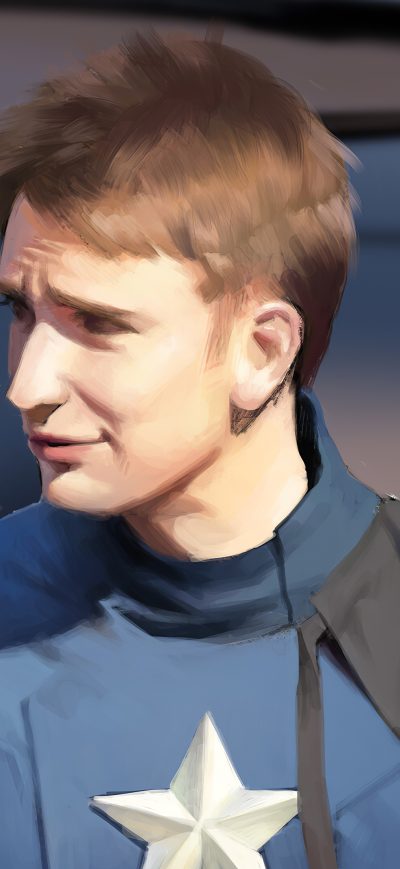 Fond d'écran iPhone Captain America Digital Art 4k