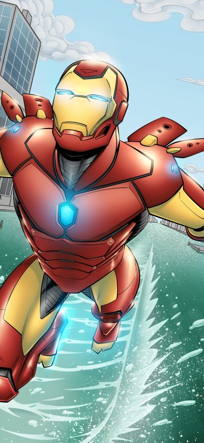 Fond d'écran iPhone Iron Man Above The Water