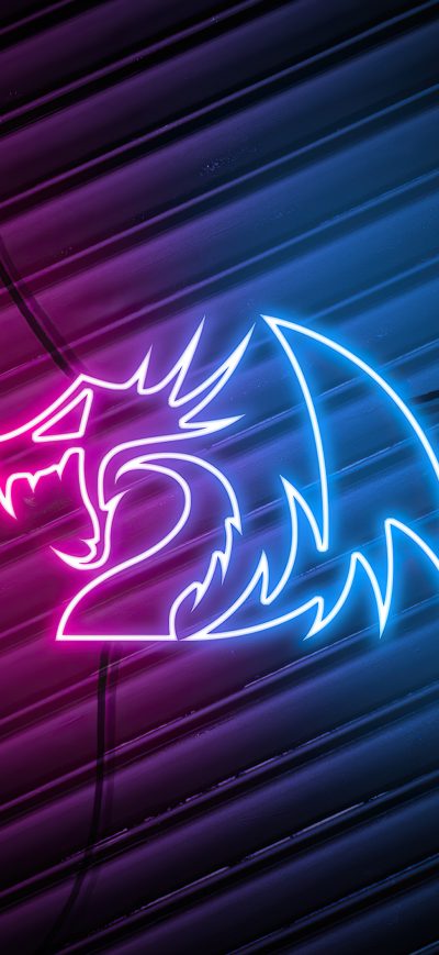 Fond d'écran iPhone Red Dragon Logo 4k