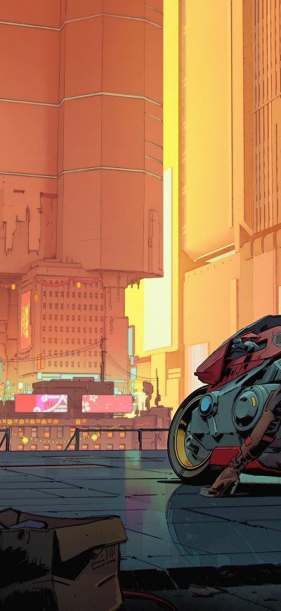 Fond d'écran iPhone Cyberpunk 2077 2020 5k