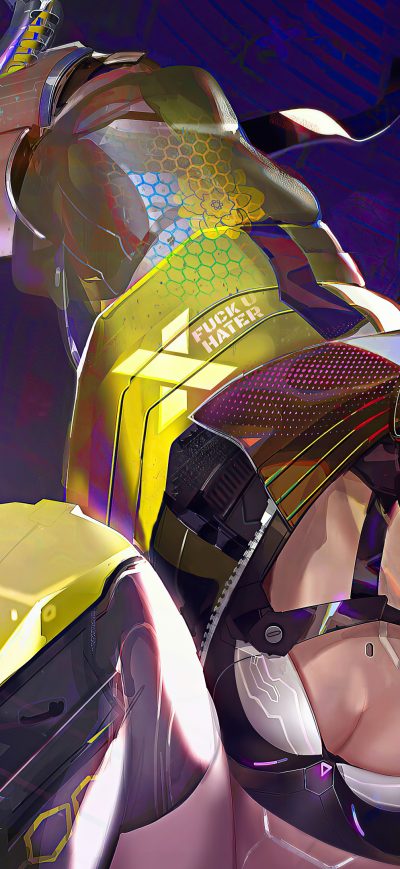 Fond d'écran iPhone Riri Cyberpunk 2077
