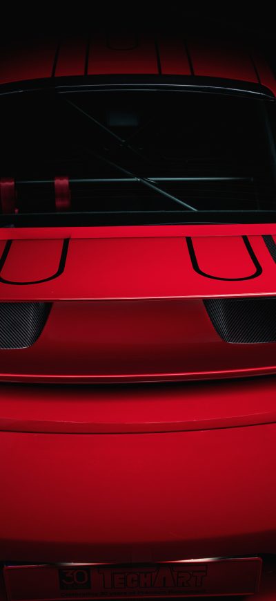 Fond d'écran iPhone TechArt Porsche 911 GT3 2018 Rear Side Tail Lights