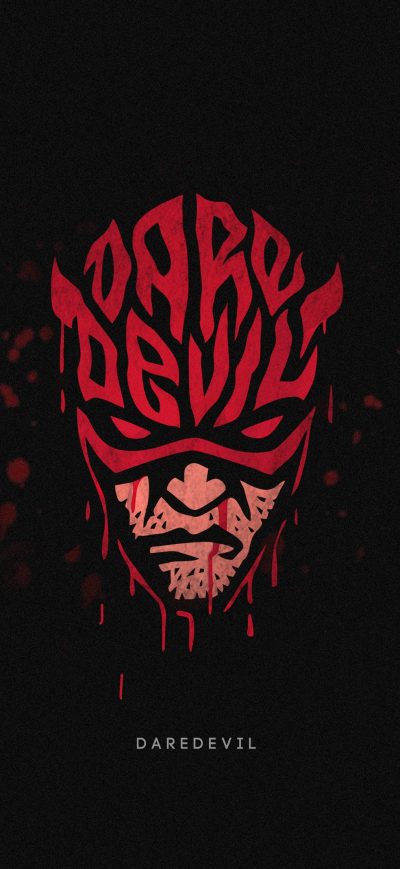 Fond d'écran iPhone Daredevil Superhero Minimal 4k