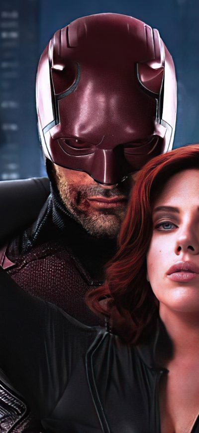 Fond d'écran iPhone Daredevil And Black Widow 4k