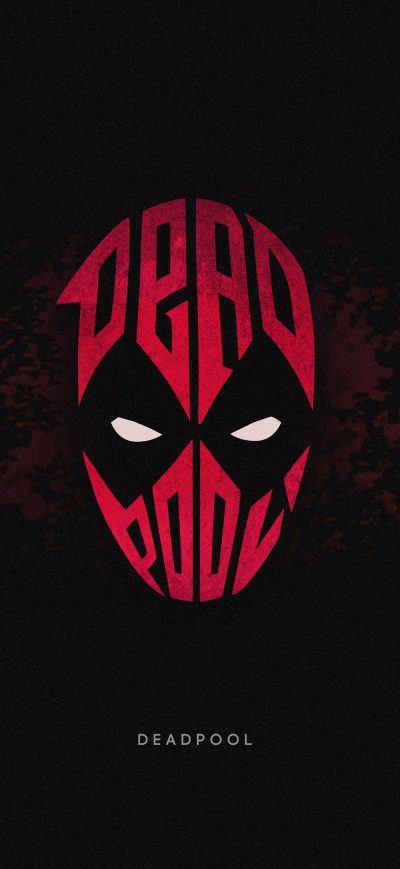 Fond d'écran iPhone Deadpool Superhero Minimal 4k