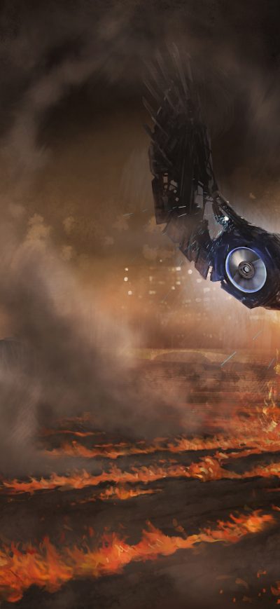 Fond d'écran iPhone Vulture And Spiderman Homecoming 5k Artwork