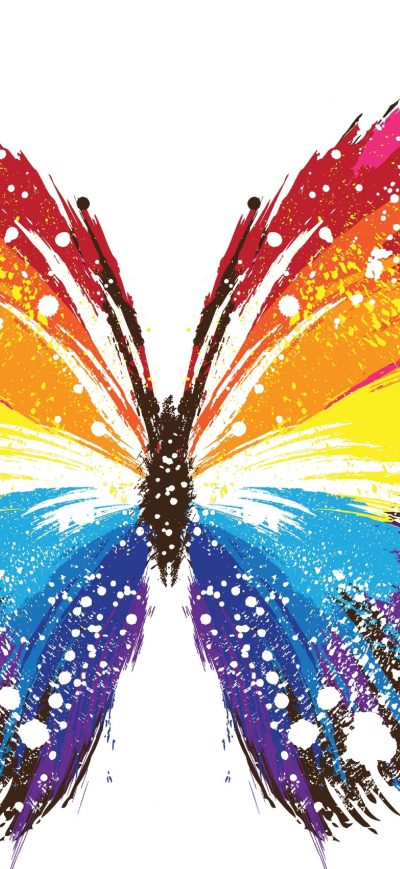 Fond d'écran iPhone Butterfly Abstract Colorful