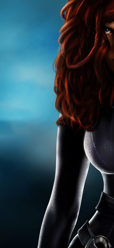 Fond d'écran iPhone Black Widow Arts 4k