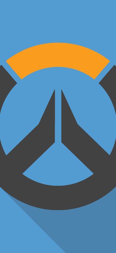 Fond d'écran iPhone Overwatch Material Design Logo