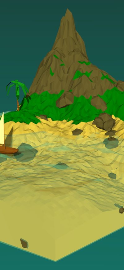 Fond d'écran iPhone Low Poly
