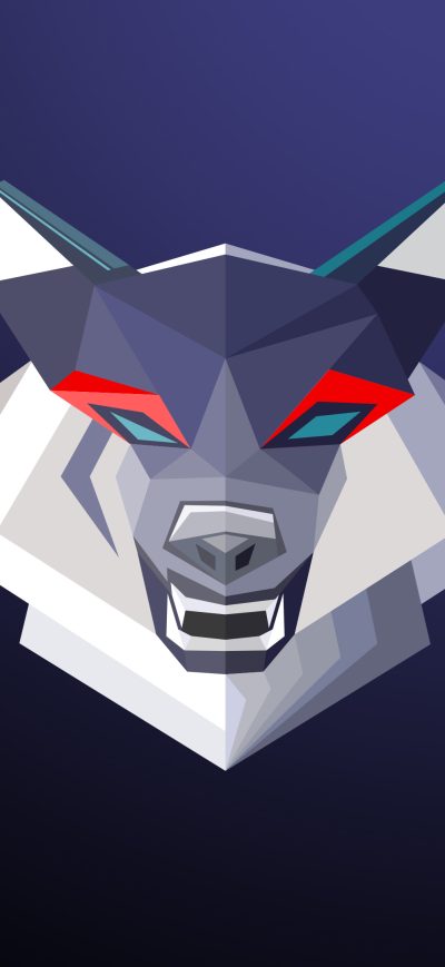 Fond d'écran iPhone Wolf Minimalism 4k