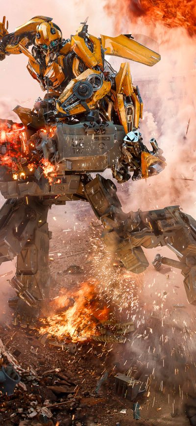 Fond d'écran iPhone Transformers The Last Knight Bumblebee Goes To War 8k