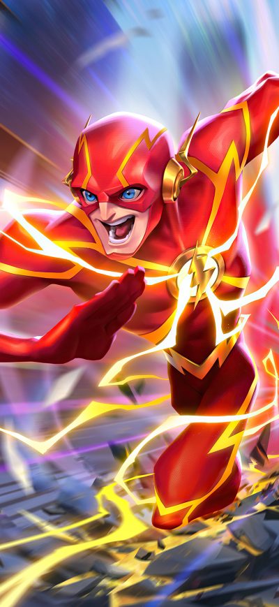 Fond d'écran iPhone The Flash Anime Art 5k