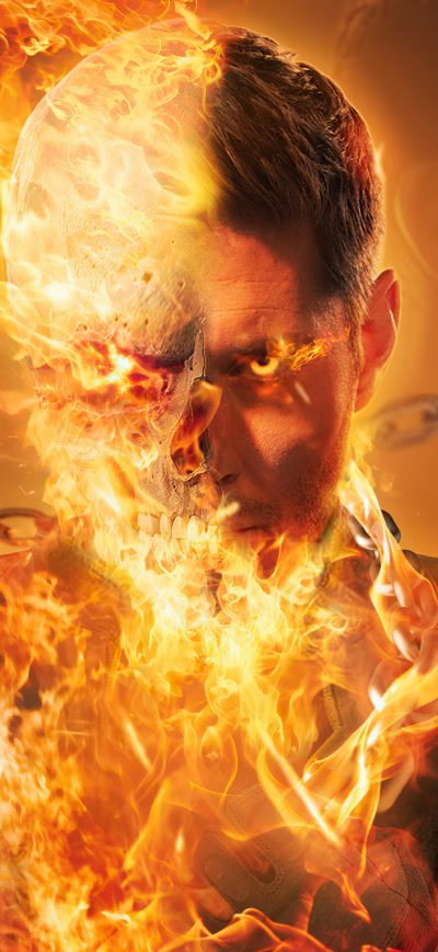 Fond d'écran iPhone Ghost Rider Dean Winchester