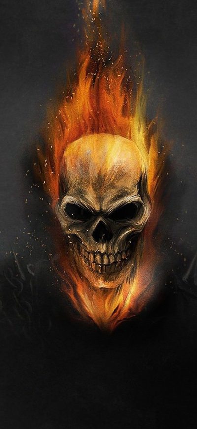 Fond d'écran iPhone Ghostrider Art 4k