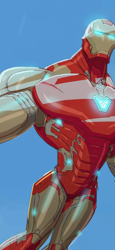 Fond d'écran iPhone Iron Man Flying Hero