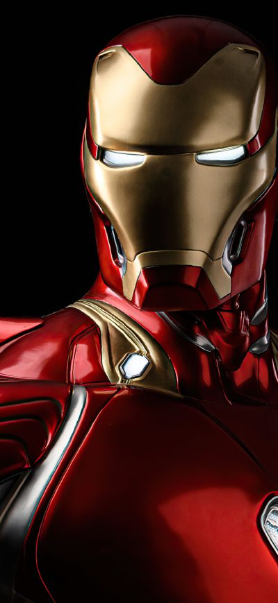 Fond d'écran iPhone Iron Man Glowing Eyes 4k