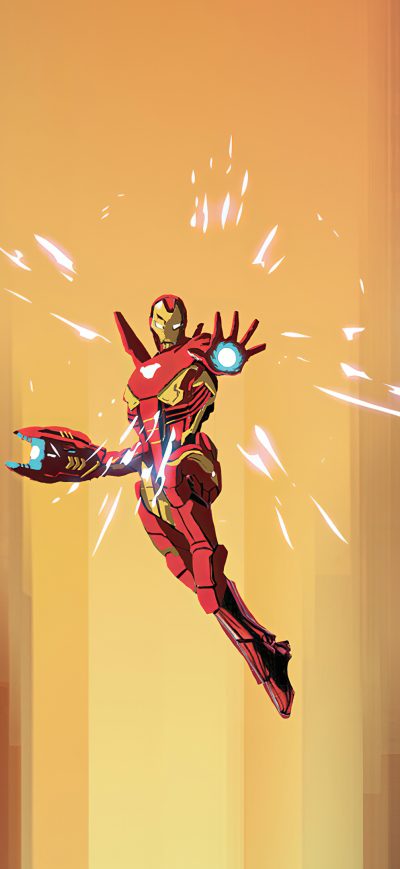 Fond d'écran iPhone Iron Man 4k 2020 Minimal