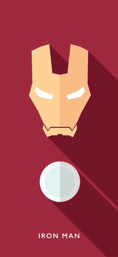 Fond d'écran iPhone Iron Man Minimalists 4k