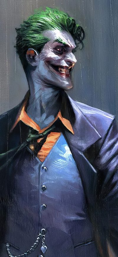 Fond d'écran Joker After Robbery sur iPhone