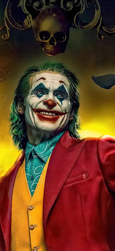 Fond d'écran iPhone Joker Joaquin Phoenix Illustration 4k