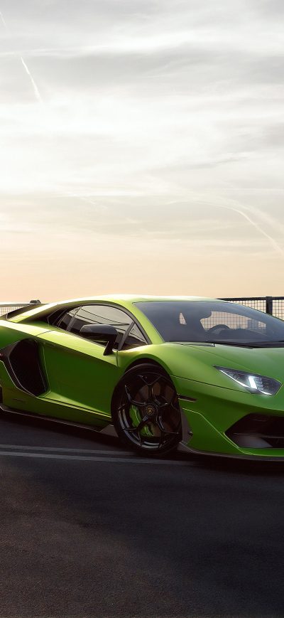 Fond d'écran iPhone Lamborghini Aventardor SVJ 4k 2019