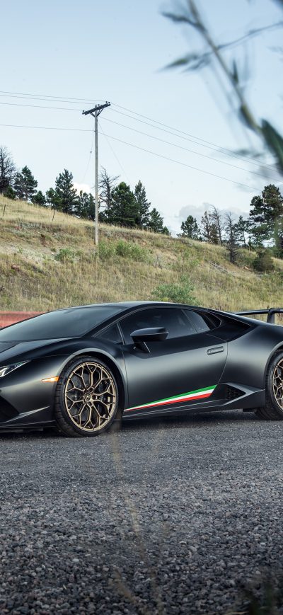 Fond d'écran iPhone Lamborghini Huracan Performante 2022 4k