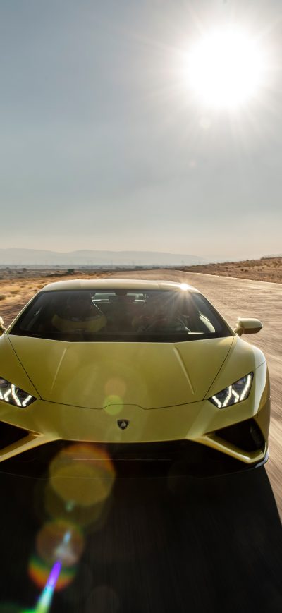 Fond d'écran iPhone Lamborghini Huracan EVO 2021 8k