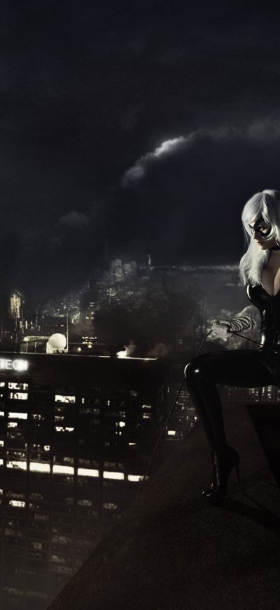 Fond d'écran iPhone Black Cat Marvel Cosplay